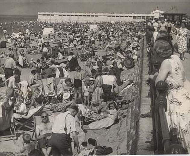 beach June 1957