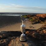 claret jug on Red Rocks