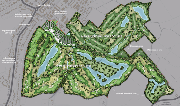 Hoylake golf resort map