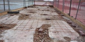 toilet block foundations